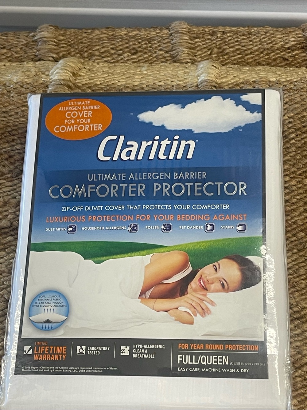 NIP Claritin Ultimate Allergen Barrier Duvet Cover - Full/Queen (Brand New!) 🌬️💤